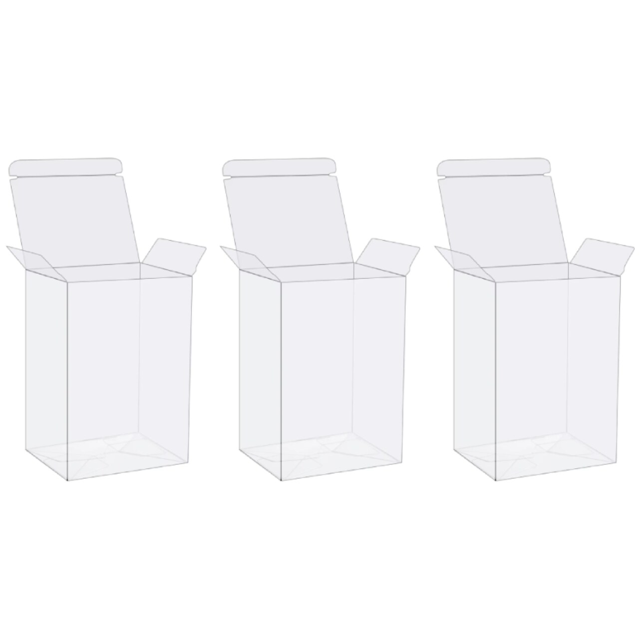 Set of 3 Protector Case for Funko Pop! Vinyl Figures - 4 inches